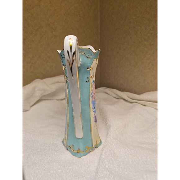 Beautiful Handpainted Limoges China Pitcher 8.5 inch 122417 - Picture 4 of 6
